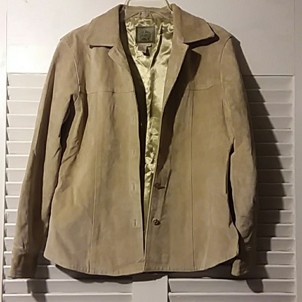 Tan Leather Shirt